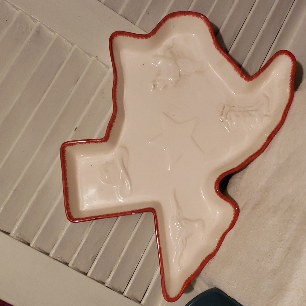 Clay Art Texas Serving Platter
